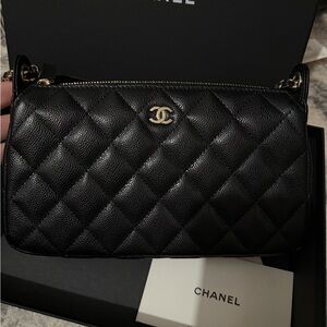 Chanel Black Quilted Leather Bag